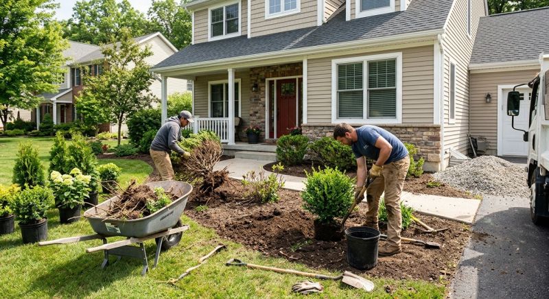 Garden Mulch Installation in Ventura County, CA