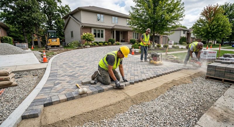 Paver Driveway Installation in Longmont, CO